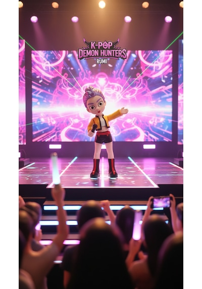 K-pop Demon Hunters Rumi Hareketli Figür 20cm