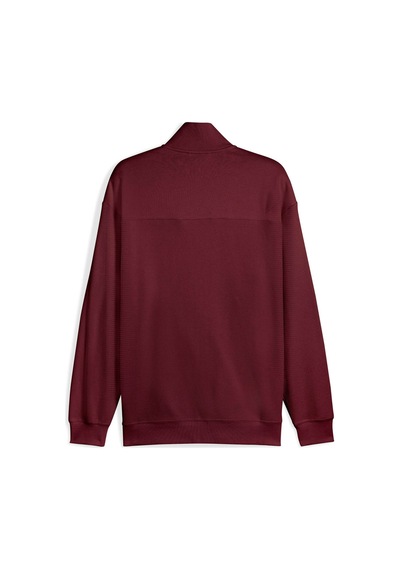 Puma Class Pinnacle Track Bordo Erkek Fermuarlı Sweatshirt 000000000102266091 Bordo