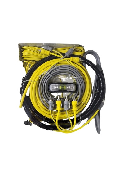 8awg Amfi Kablo Seti Montaj Kablo Seti 1000w 8 Gauge 100a Anl Sigortalı Rca Bağlantılı