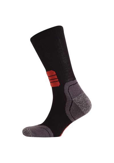 Thermoform Running Çorap Unisex 3'lü Paket Siyah Renkli