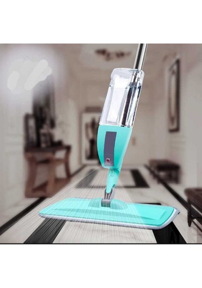 Hansel Spin Mop Sprey Mop Deterjan Hazneli 4 Adet Yedek Mop Spreyli Temizlik Paspası