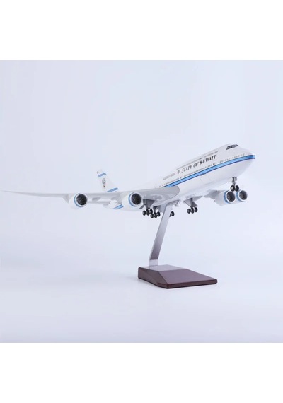 State Of Kuwait B747 Yolcu Uçağı Model Uçak 1/160 47cm