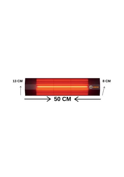 Sunstar Halogen 2000 Dış Mekan İnfrared Elektrikli Isıtıcı Soba