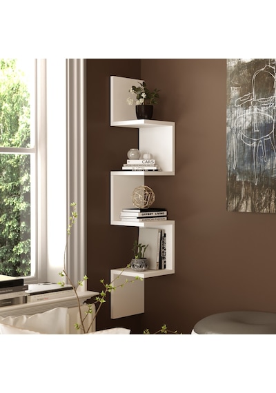 Yurudesign Shelf R9 Modern Duvar Rafı Kitaplık
