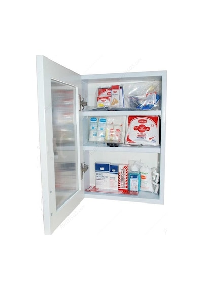 Ecza Dolabı Kapaklı Pvc İlk Yardım Dolabı 50x35x16 Cm 159 Diğer