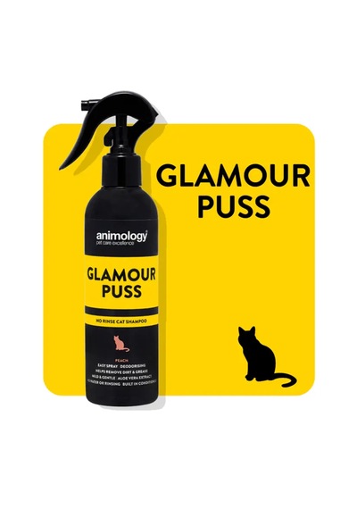 Animology Glamour Puss No Rinse Durulamasız Sprey Kedi Şampuanı 250 Ml - Şeftali Kokulu