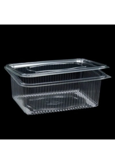Plastik Plastik Sızdırmaz Kap 1000gr 25 Adet 1 1 - 1,99 L Buz Dolabı Kabı Şeffaf
