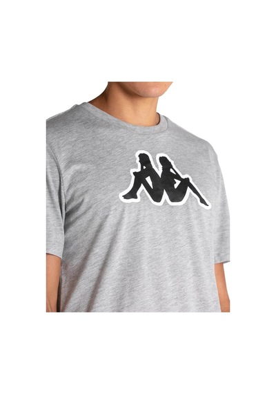 Kappa Logo Zobi Tk Gri Erkek Kısa Kol T-Shirt - 555984412 Gri