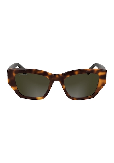 Lacoste L 6053s 214 52 Kadın Cat Eye Kırçıllı Kahverengi Kemik Güneş Gözlüğü Kahverengi