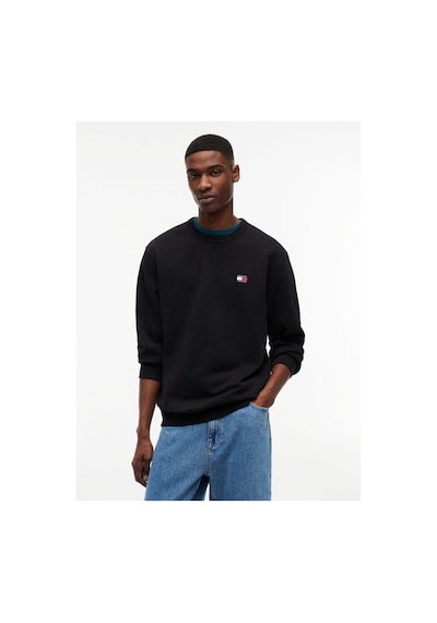 Tommy Jeans Dm0dm21921 Bds L Tjm Reg Badge Crew Htr-16068 Karanlık Gece Lacivert