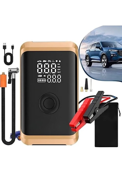 Çeşithane Cs71 Plus Max Akü Takviye Cihazı 12000mah 150 Psı Kompresör