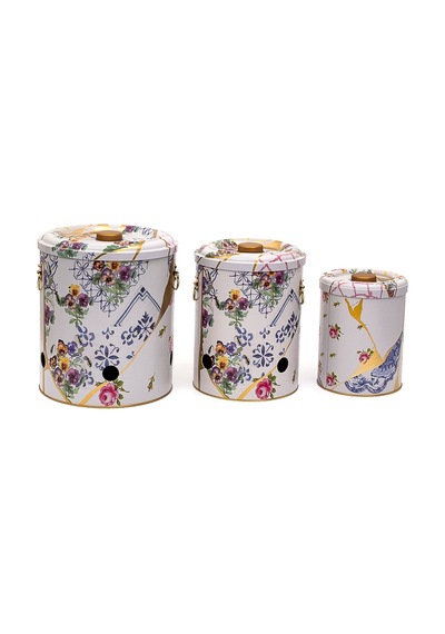 Kint Sugi Desenli Patates, Soğan Ve Sarımsaklık, 3 Lü Set