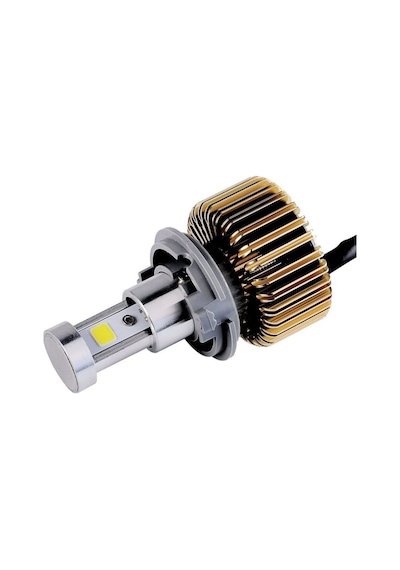 Motosiklet 6'lı Led Xenon Far Bakır Soğutma Uzun Kısa Ve Çakar Özelliği Tüm Motorlara Uyumlu Far