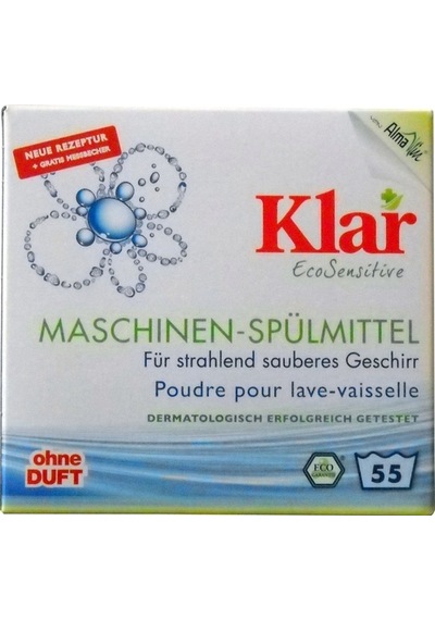 Klar Bulaşık Makinası Deterjanı 55 Yıkama 1375 G