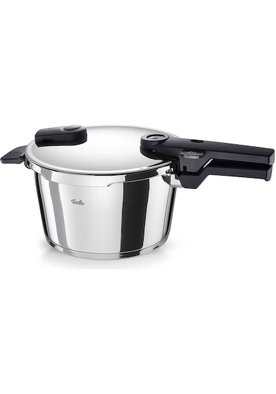 Fissler - Vitaquick Glossy 4,5 Litre Düdüklü Tencere + Tava Set