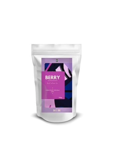 Berry Tea - Böğürtlenli Hibiskus Çayı, 100 Gr