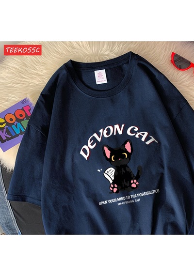Noıssey Urban Pop Graphic Kadın Tişört Koleksiyonukod 5240 Lacivert