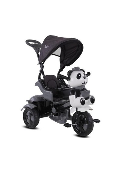 BabyHope  127 Little Panda 3 Tekerlekli Itmeli Bisiklet Gri