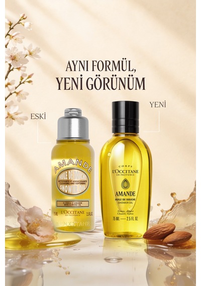 Badem Duş Yağı, Tatlı Badem Ve Üzüm Çekirdeği Yağı İçeren Besleyici Ve Nemlendirici, Seyahat Boy, 75 Ml Diğer