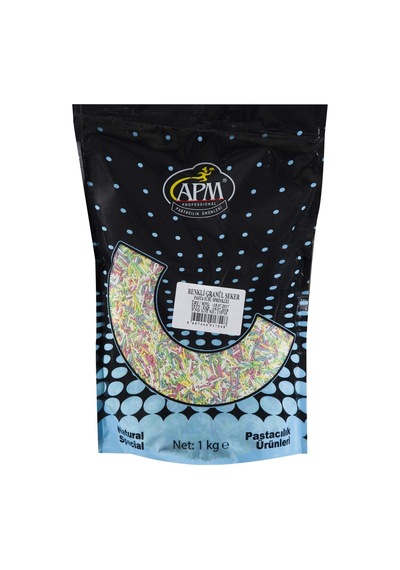 Apm Renkli Şeker 1 Kg - Pastalarınızı Süsleyin 2'li Ekonomik Paket - 2 Adet Tarı