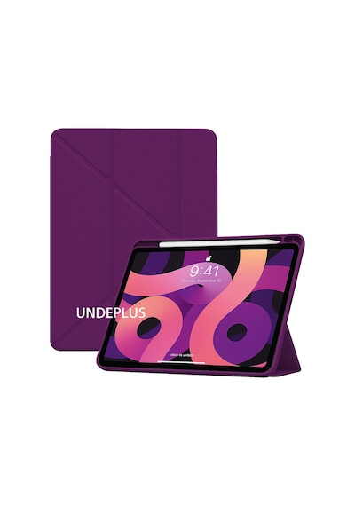 Apple Uyumlu iPad Pro 12.9 6.nesil /5.nesil 2021 2022 Kılıf Kalem Bölmeli Trifolding Case Kılıf
