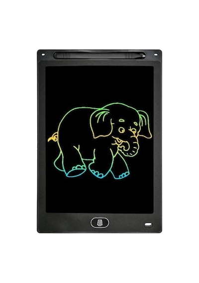 20 Inc Renkli Lcd Grafik Dijital Kalemli Çizim Tableti Yazı Tahta Not Yazma Eğitim Tableti Siyah Diğer