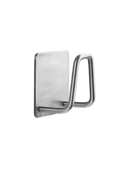Yapışkanlı Metal Banyo Mutfak Eşya Askılığı Al4467 1 Adet Gümüş