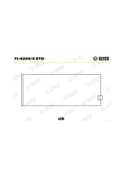 Kol Yatak - Fiat Coupe, Bravo, Marea - Glyco-7142095std