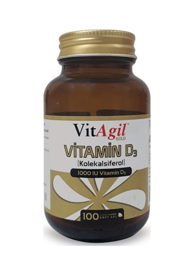 Vitagil Gold Vitamin D3 1000 Iu 100 Yumuşak Kapsül