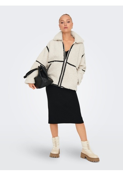 Only Onlparıs Teddy Jacket Lıfe Otw Cs Kadın Beyaz Mont - 15322440