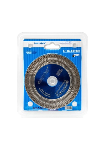 Master 504980 Turbo 115 Mm İnce Çapaksız Mermer Granit Fayans Kesme Taşlama