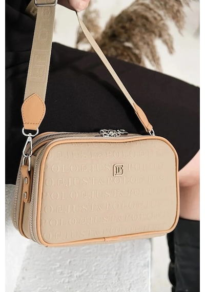 Just Polo Günlük Kombinlere Uygun Kadın Omuz Çantası 6011mh Kum Camel