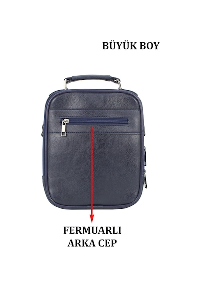 Case Club Kasalı Erkek El Ve Omuz Çantası Siyah Büyük Boy
