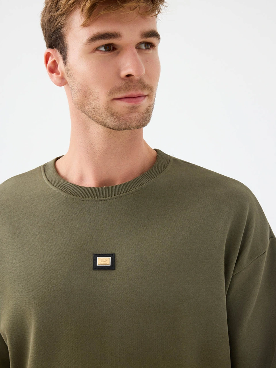 Loft Loose Fit Haki Erkek Sweatshirt Lf2041634 Haki