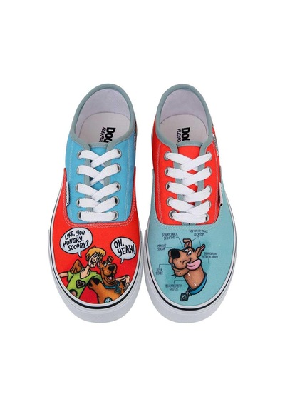 Kadın Vegan Çok Renkli Sneakers - Warner Bros Hungry Doo Scooby Doo Tasarım