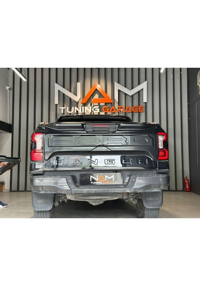 Ford Ranger 2023+ Bagaj Kaplama Arka Kapak Plastiği Parlak Siyah