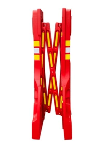 Akordiyon Bariyer Kırmızı 230 X 110 Cm