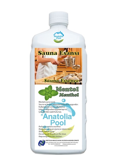 Sauna Buhar Esansı Mentol 1 Lt Anatolıapool Sauna Essence Menthol