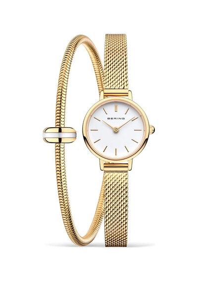 Bering & Bileklik Seti 11022-334-lovely-1-gwp190 Erkek Kol Saati Altın