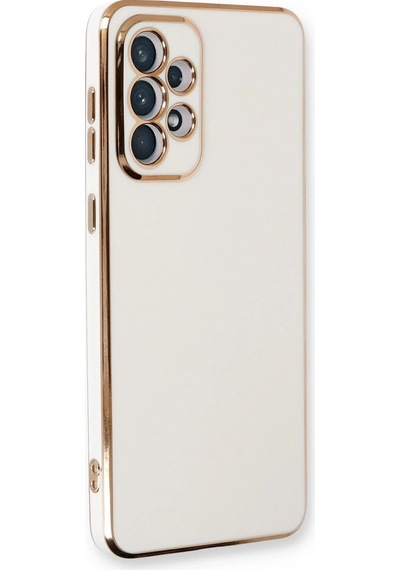 Gld-spt- Newface Samsung Uyumlu Galaxy A53 5g Kılıf Volet Silikon - Beyaz