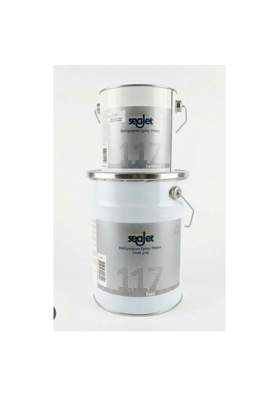 117 Multipurpose Epoxy Primer A+b Compenant Silver 5 Lt