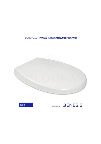 Genesis C Tip Oval Form Duroplast Yavaş Kapanan Klozet Kapağı