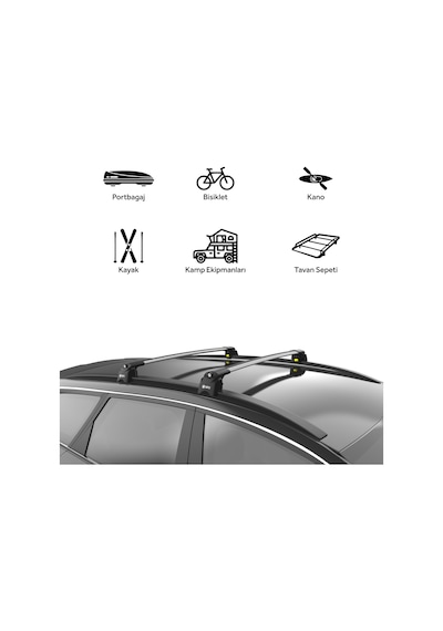 Peugeot 2008 2020-2023 Turtle Air2 Ara Atkı Gri