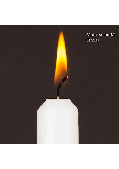 22 Lı Beyaz Bakkal Mum Çap : 1.8 Cm Beyaz