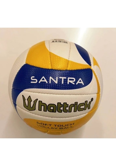 Hattrick Santra Voleybol Topu El Dikişli Sarı - Mavi