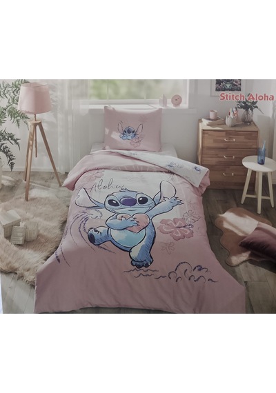 Özdilek Tek Kişilik %100 Pamuk Nevresim Tak. Mint Stitch Aloha
