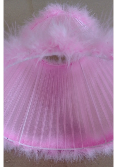N-32 Pembe Organze Yatak Odası Çocuk Ve Bebek Odası Avize Pembe