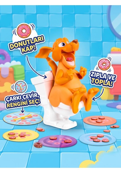 Lisanslı Gio-chi Preziosi Ürünü Doo Doo Kanguru İnteraktif Eğlenceli Aile Ve Çocuk Kutu Oyunu