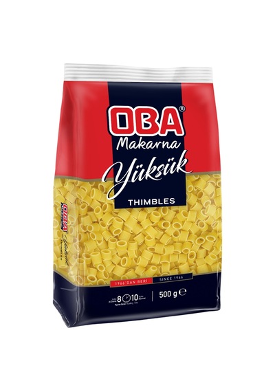 Oba Yüksük Makarna 20 x 500 G