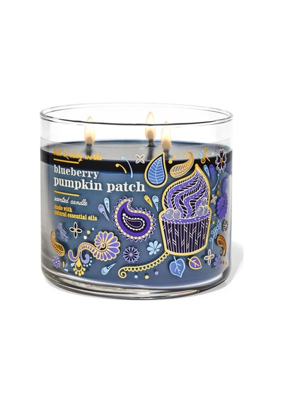 Bath & Body Works Blueberry Pumpkın Patch Büyük Mum Çok Renkli